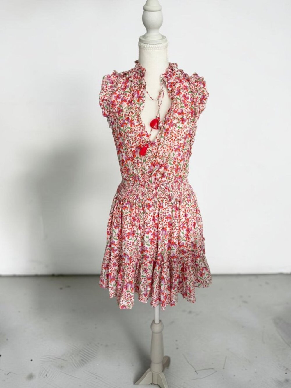 POUPETTE ST. BARTH floral Drop Waist Dress Size XS